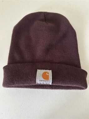 Carhartt unisex beanie  in Plum NWOT